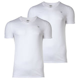 DIESEL Men's T-Shirt 2 Pack- UMTEE-MICHAEL-TUBE, V neck, short sleeve, Logo