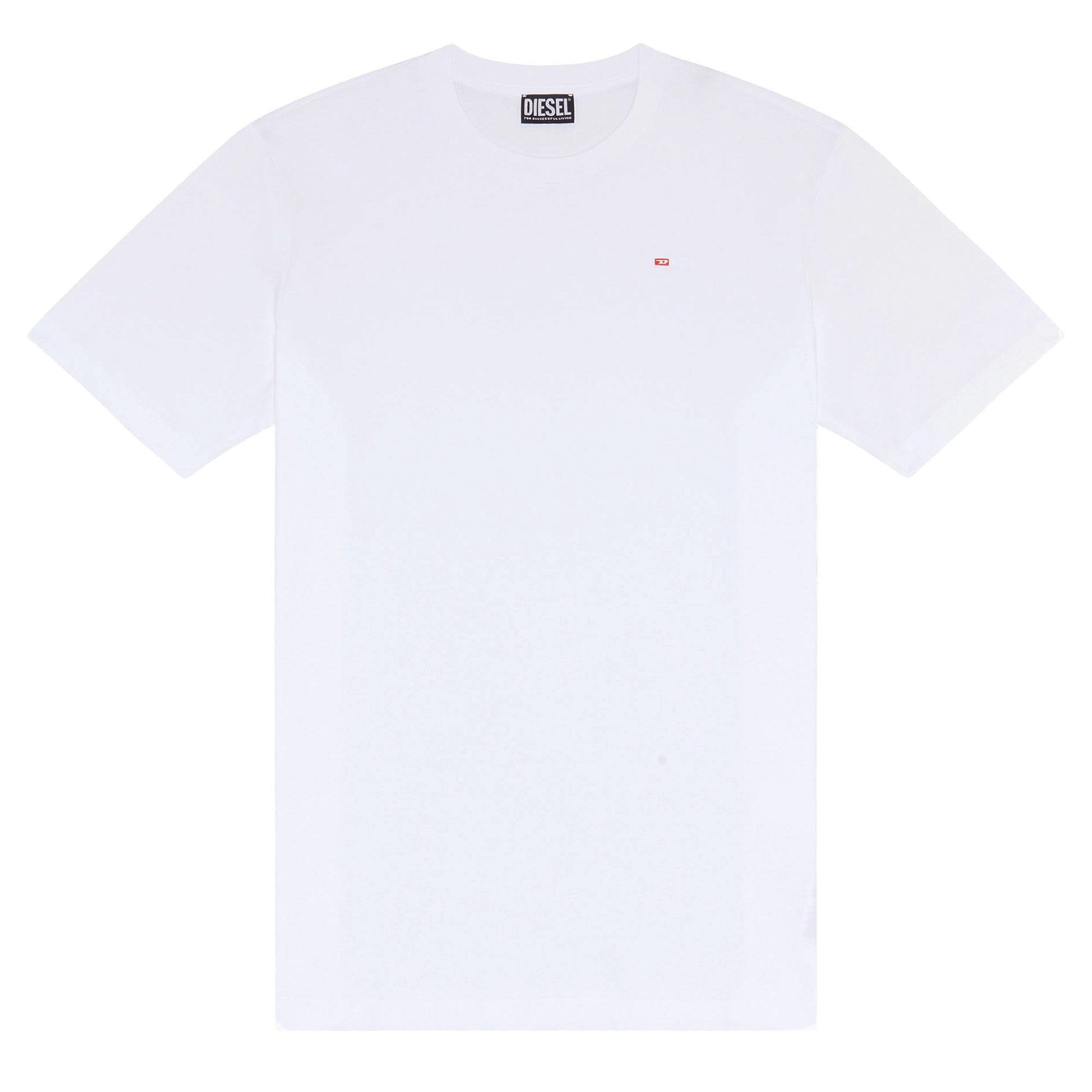 DIESEL Herren T-Shirt - T-JUST-MICRODIV, Kurzarm, Rundhals, Baumwolle, einfarbig