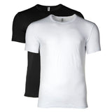 MOSCHINO Men's T-shirt 2-pack - Crew Neck, Stretch Cotton, solid colour