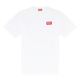 DIESEL Men's T-shirt - T-BOXT-LAB, short sleeve, round neck, cotton, logo, single-coloured