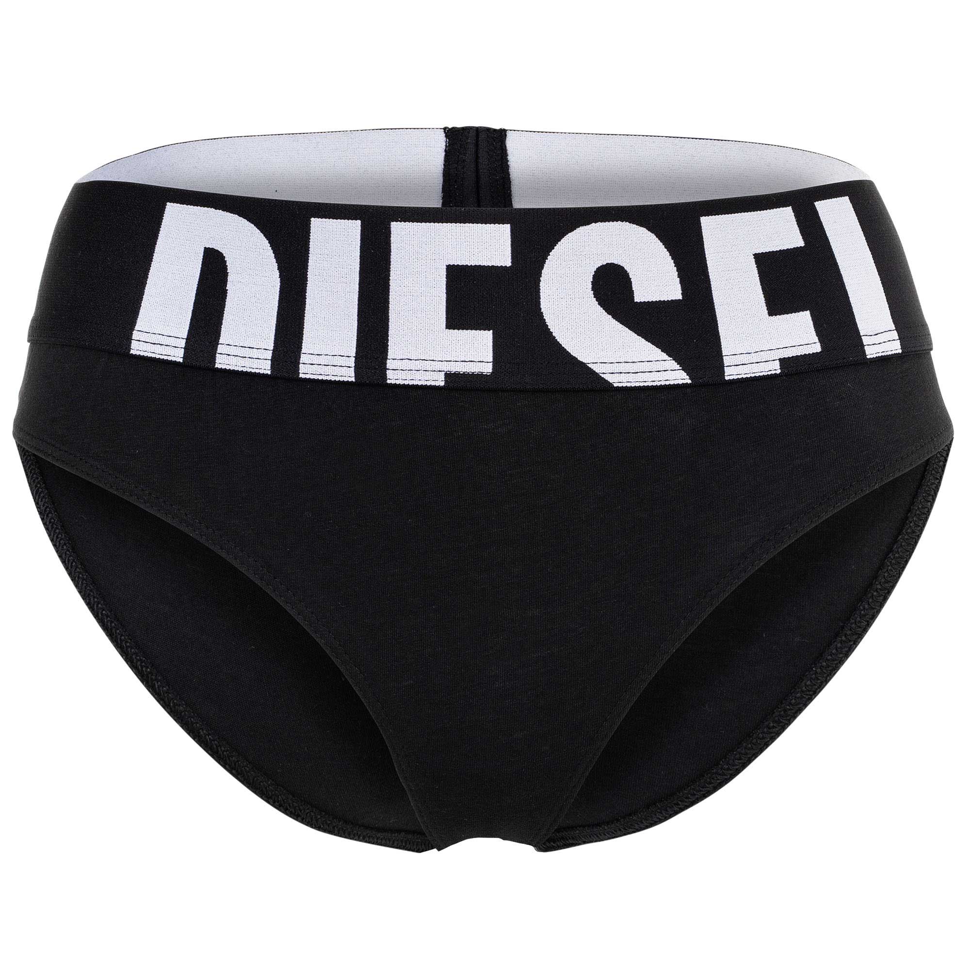 DIESEL Damen Slips, 6er Pack - LOLA-D-POP, Big Logo, Cotton Stretch, einfarbig