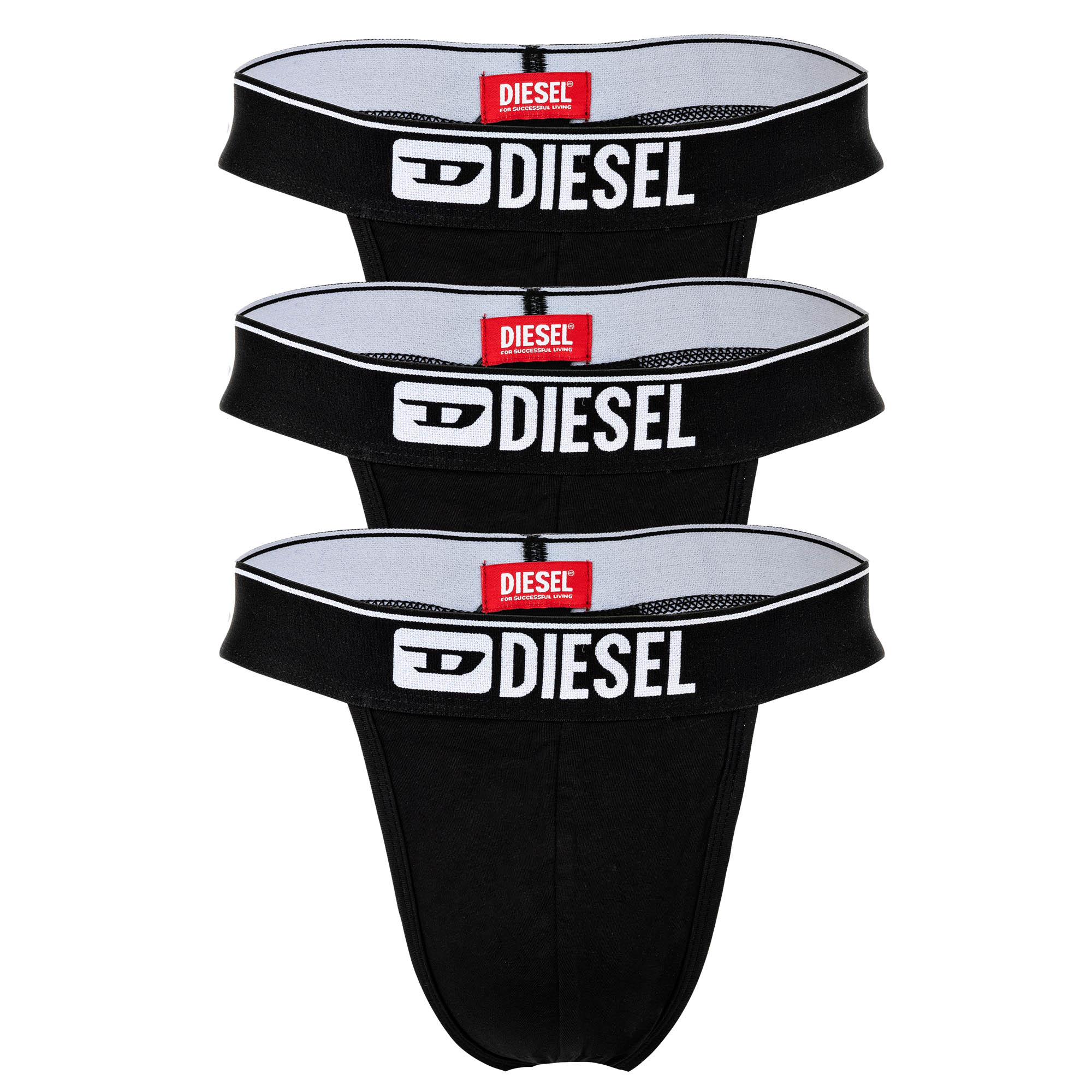 DIESEL Herren Tangas, 3er Pack - FRITZ 3PACK STRING, Tanga-Slip, Cotton Stretch