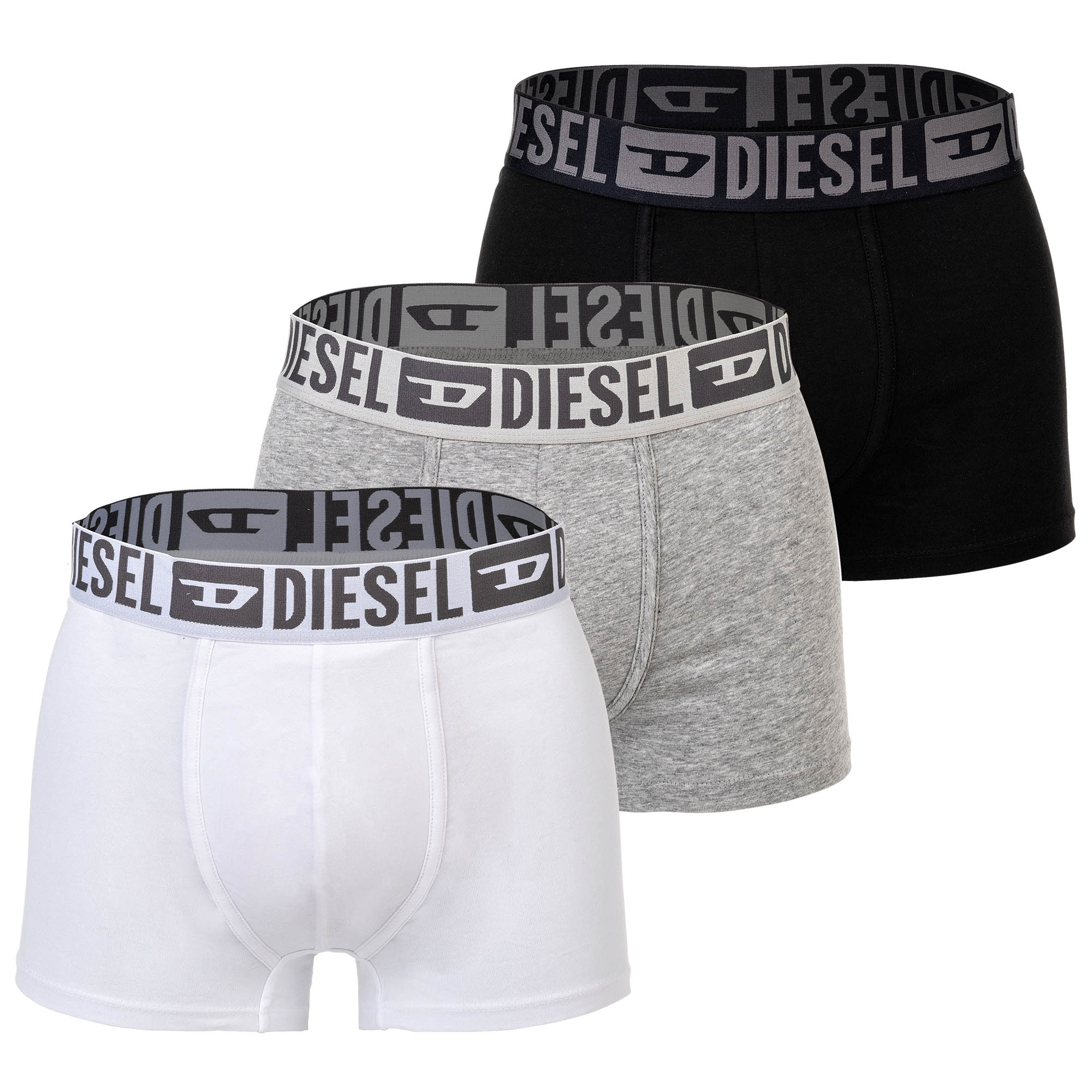 DIESEL Herren Boxershorts, 3er Pack - MIKE-D-CORE, Boxer, Trunks, Cotton Stretch