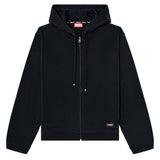 DIESEL Men's Hooded Sweat Jacket - JOY-D-CORE, Cotton, Solid Color