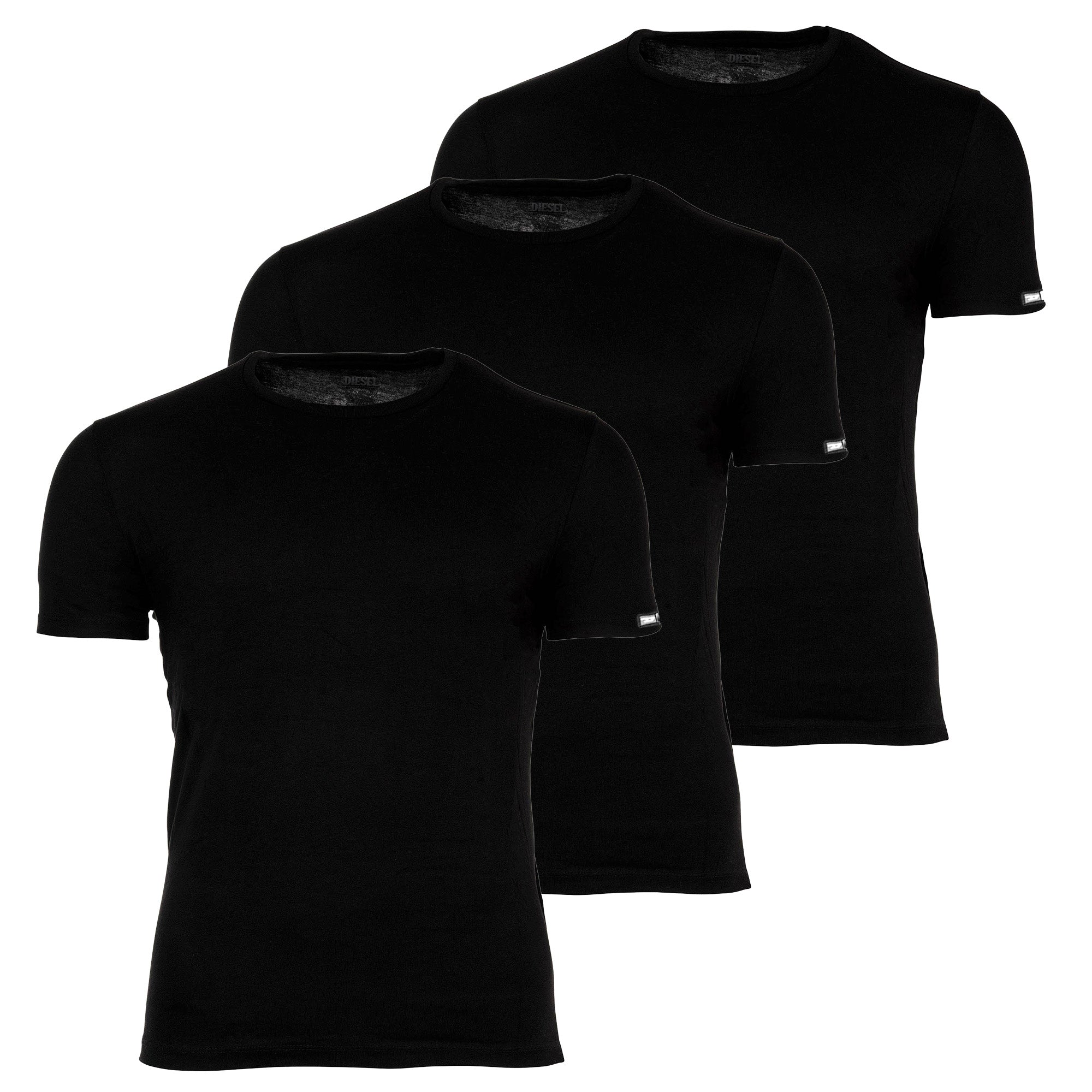 DIESEL Herren T-Shirt, 3er Pack - RANDAL-D-CORE, Unterhemd, Rundhals, kurzarm, Baumwolle
