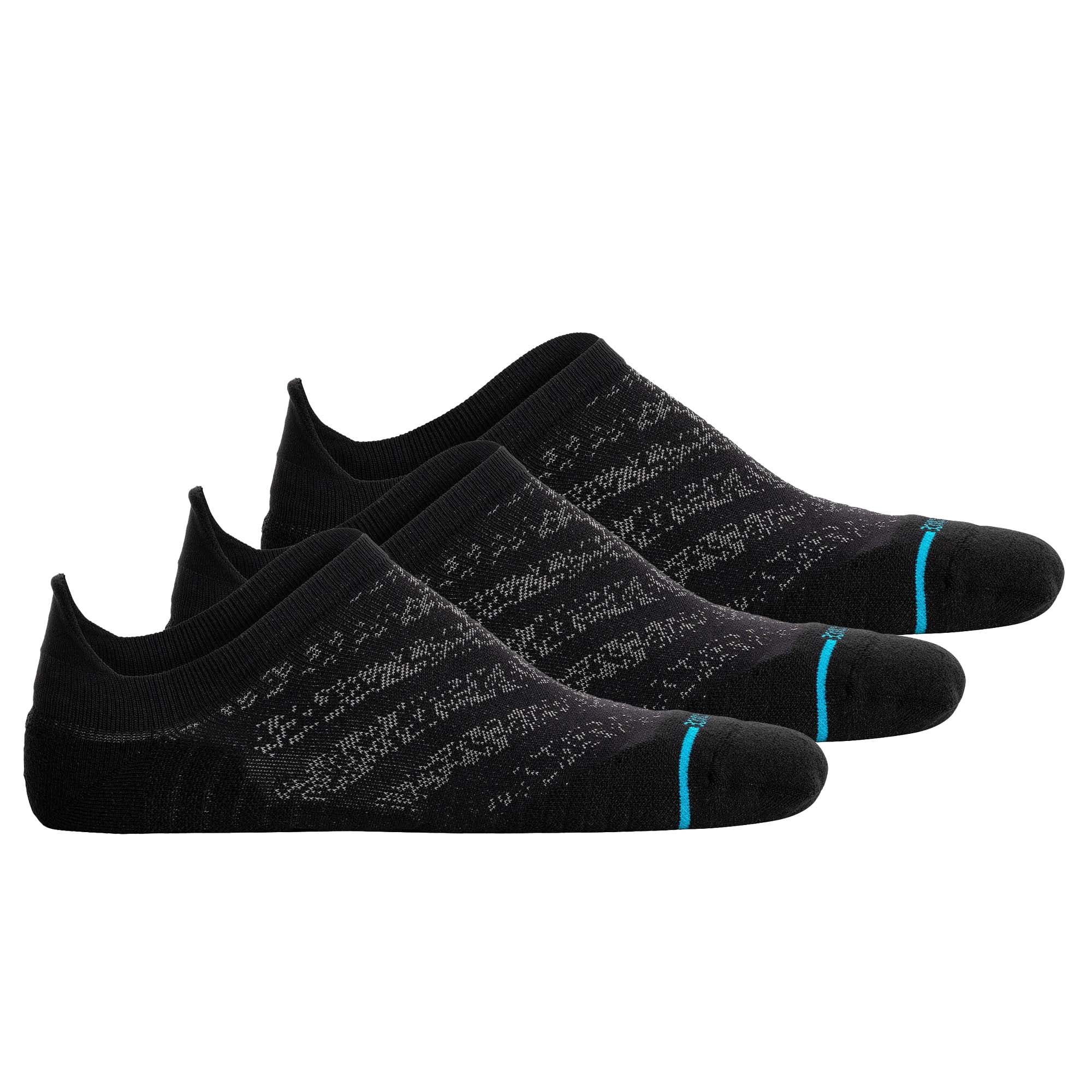 STANCE Unisex Sneakersocken, 3er Pack - Run Light Tab, Logo, Performance Socken