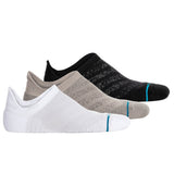 STANCE Unisex Sneakersocken, 3er Pack - Run Light Tab, Logo, Performance Socken