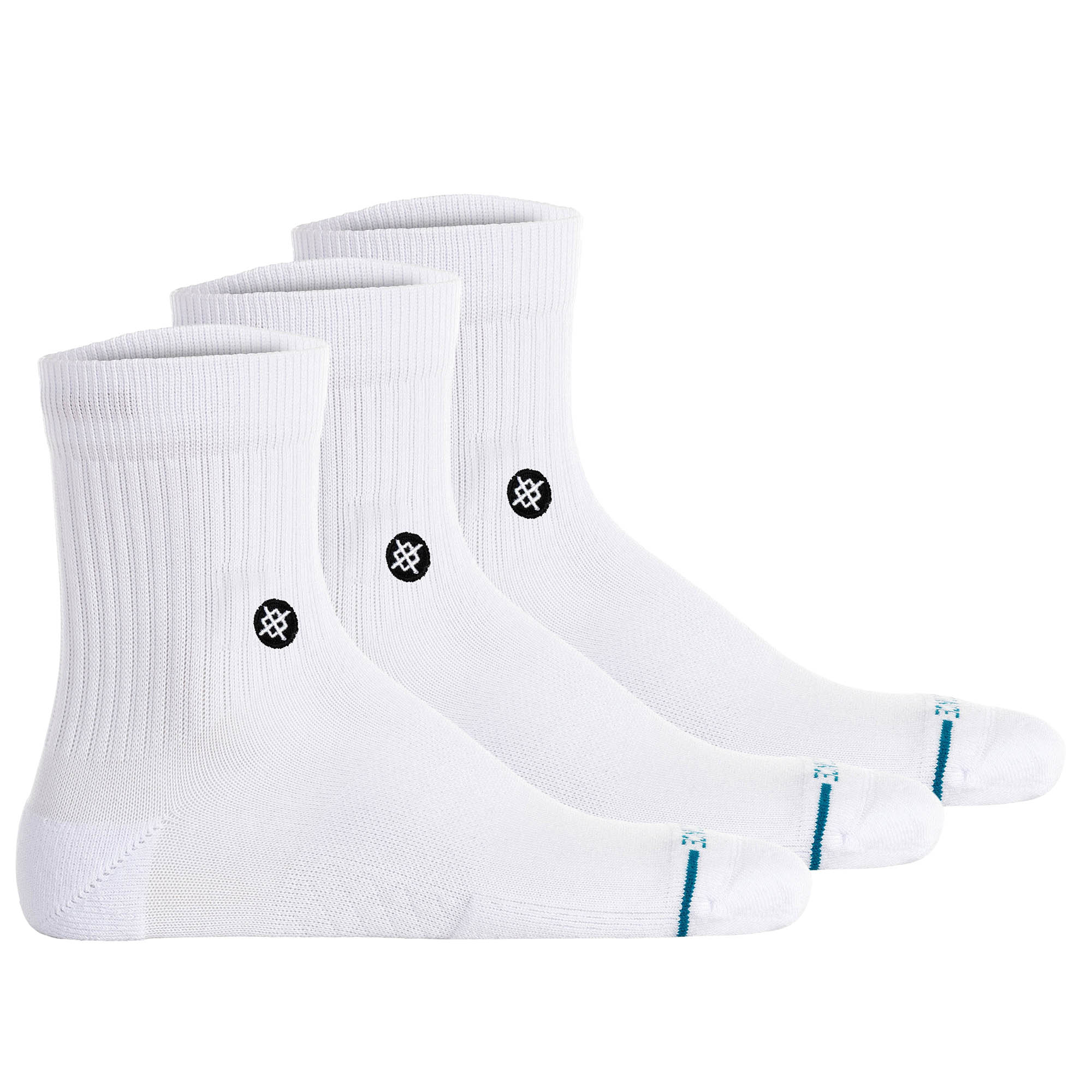 STANCE unisex quarter socks 3-pack - Icon Quarter, Logo, Basic