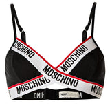 MOSCHINO Women Bustier - Bra, BH, Logo, Stretch Cotton