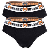 MOSCHINO men's briefs 2-pack - Underbear, pants, cotton blend, uni
