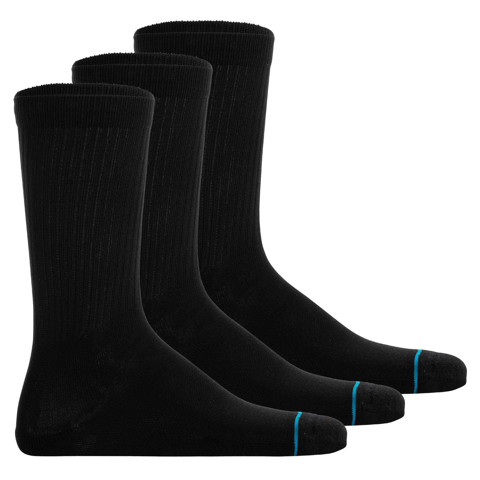 STANCE Unisex Socken 3er Pack - Shelter, Logo, Crew Socken, einfarbig