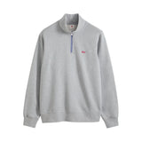 Levi's Herren Sweatshirt mit Zip-Kragen - Original Housemark 1/4 Zip, Stehkragen, Baumwolle