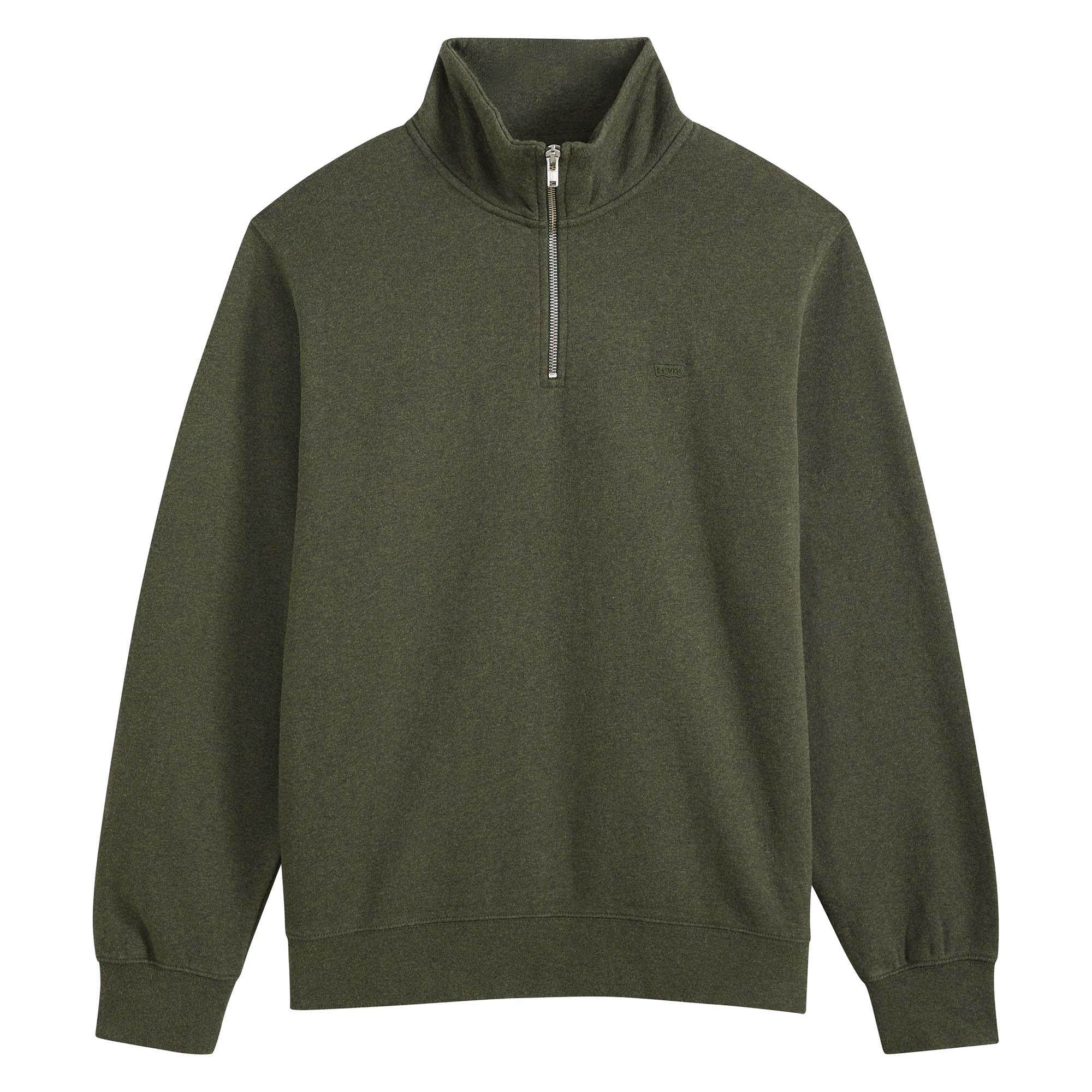 Levi's Herren Sweatshirt mit Zip-Kragen - Original Housemark 1/4 Zip, Stehkragen, Baumwolle