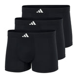 adidas men boxer shorts, 3-pack - Active Micro Tech, trunks, logo, single-coloured