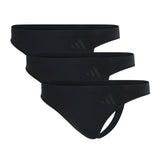 adidas women thongs, 3-pack - Sport Active Seamless, thongs, underwear, logo, solid colour