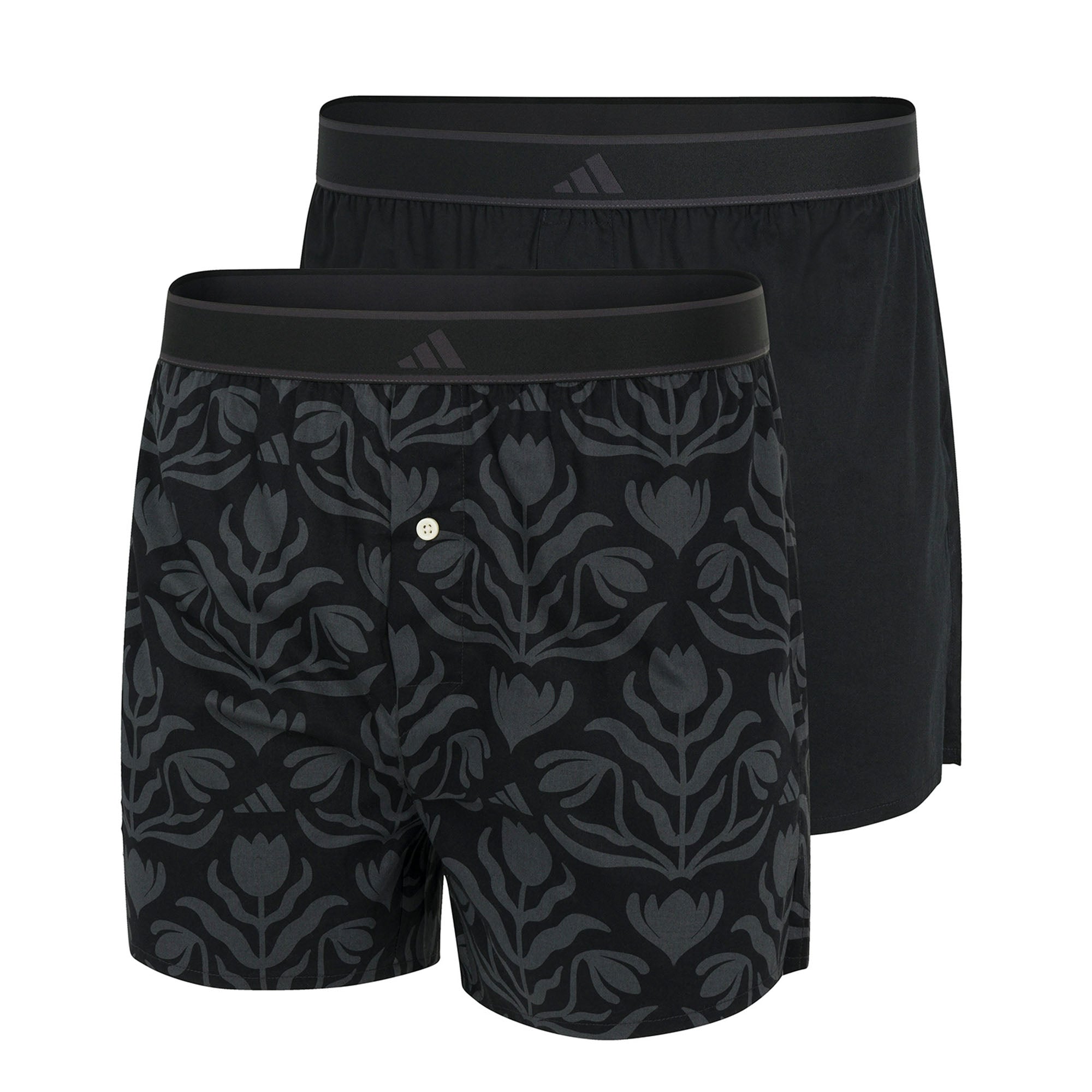 adidas men woven boxer shorts, 2-pack - woven boxer, shorts, woven fabric, cotton