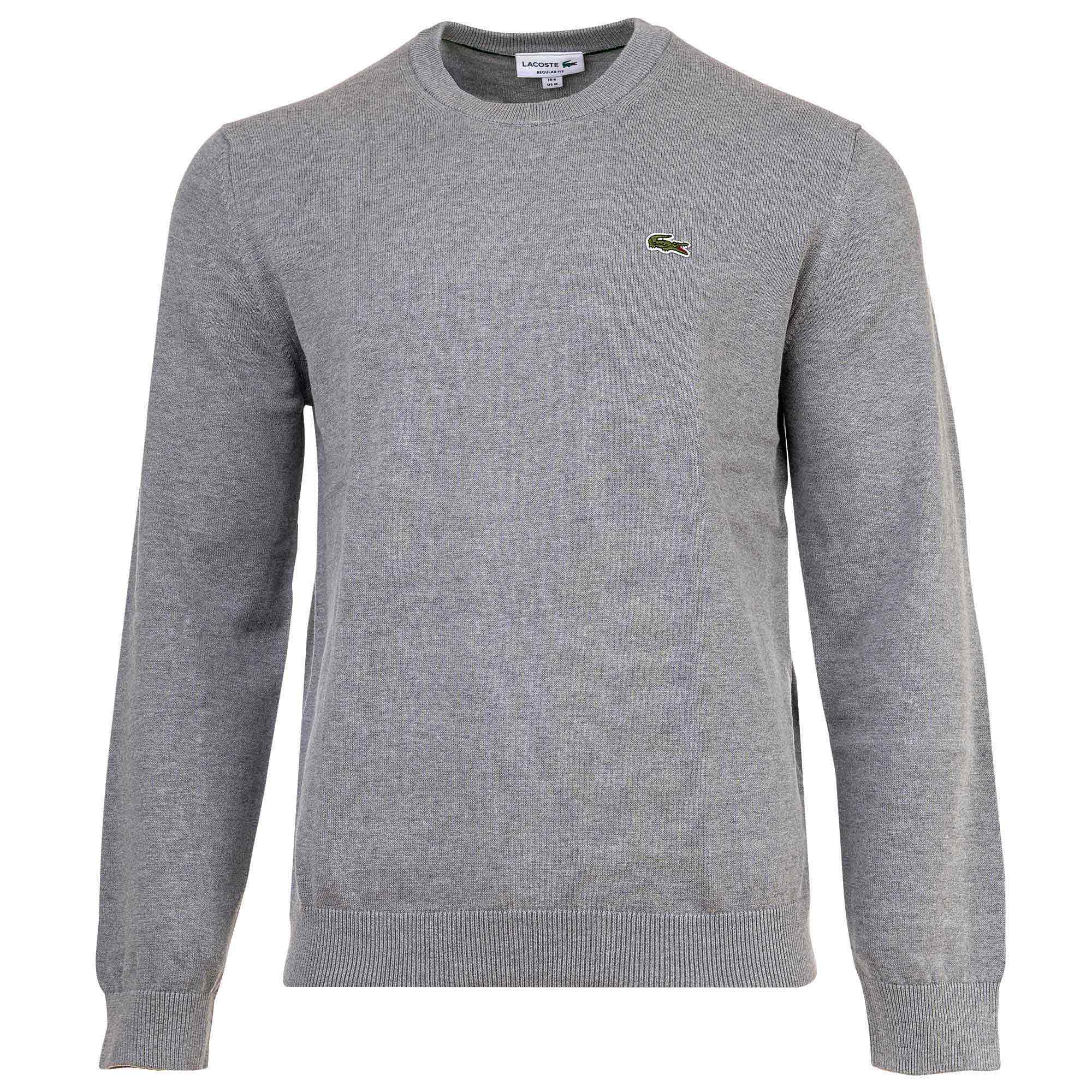LACOSTE Herren Pullover - Rundhals, Baumwolle, Regular Fit