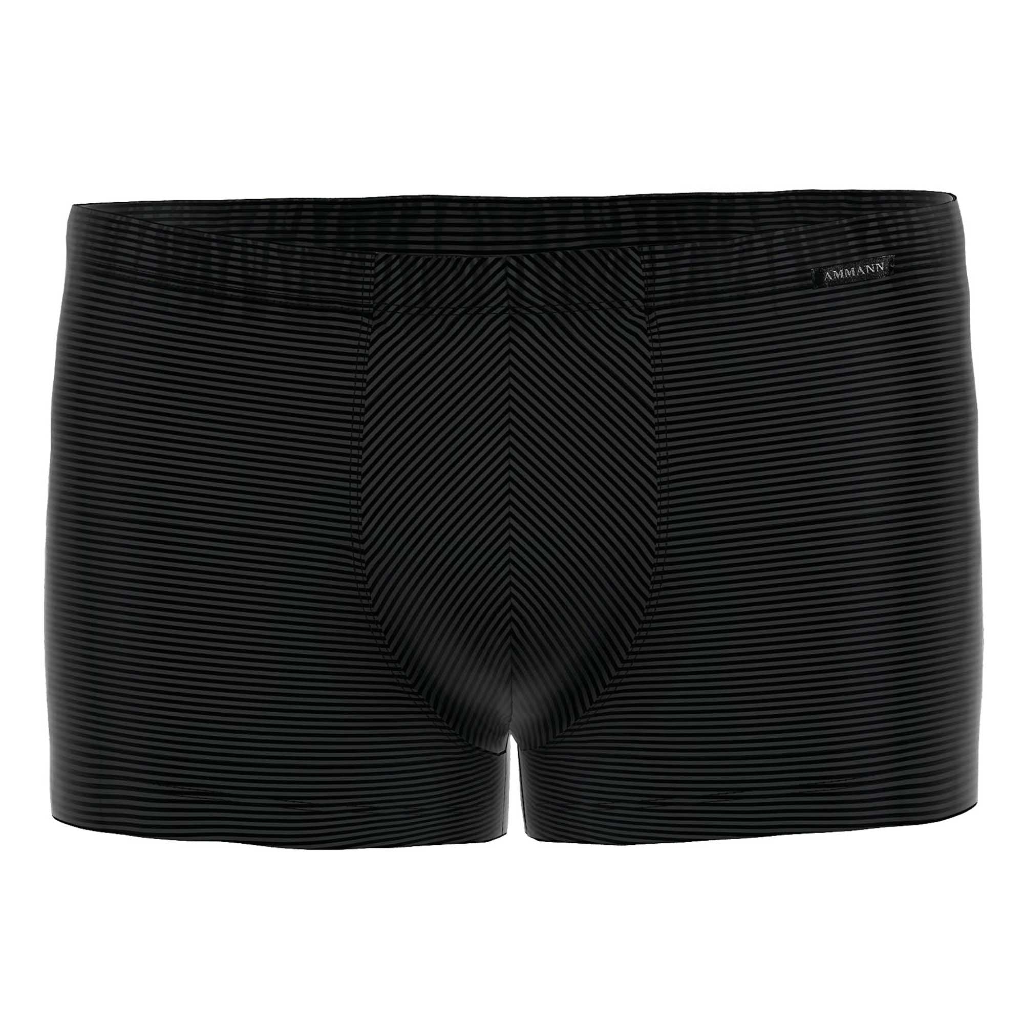 AMMANN Herren Boxershorts - Retro Short Cotton & More, Ton-in-Ton Streifen, Baumwollmischung