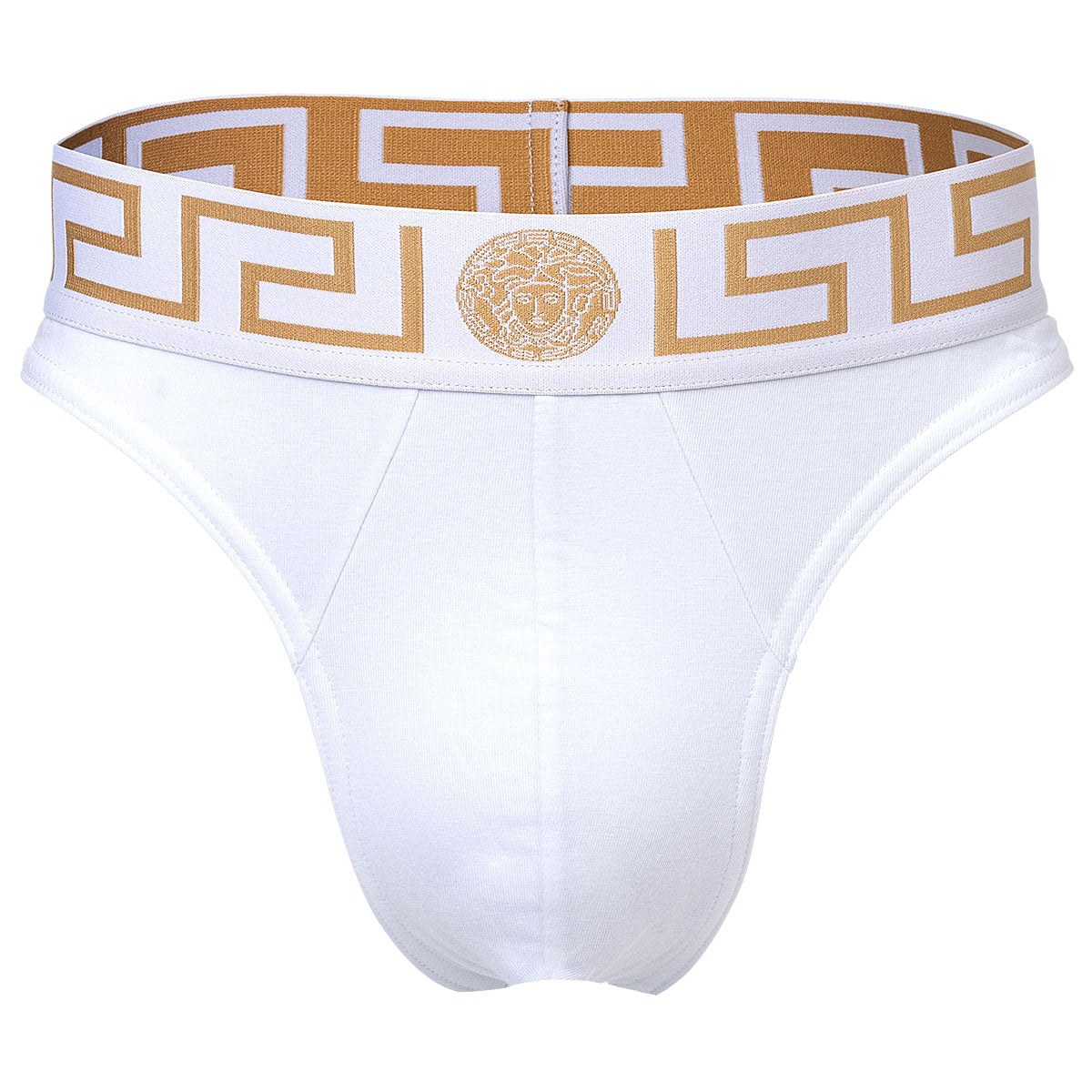 VERSACE Men's Tanga - Brief, Thong, Stretch Cotton