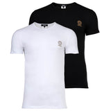 VERSACE Herren T-Shirt, 2er Pack - TOPEKA, Unterhemd, Rundhals, Stretch Cotton