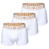VERSACE Herren Trunks, 3er Pack - TOPEKA, Baumwolle, einfarbig