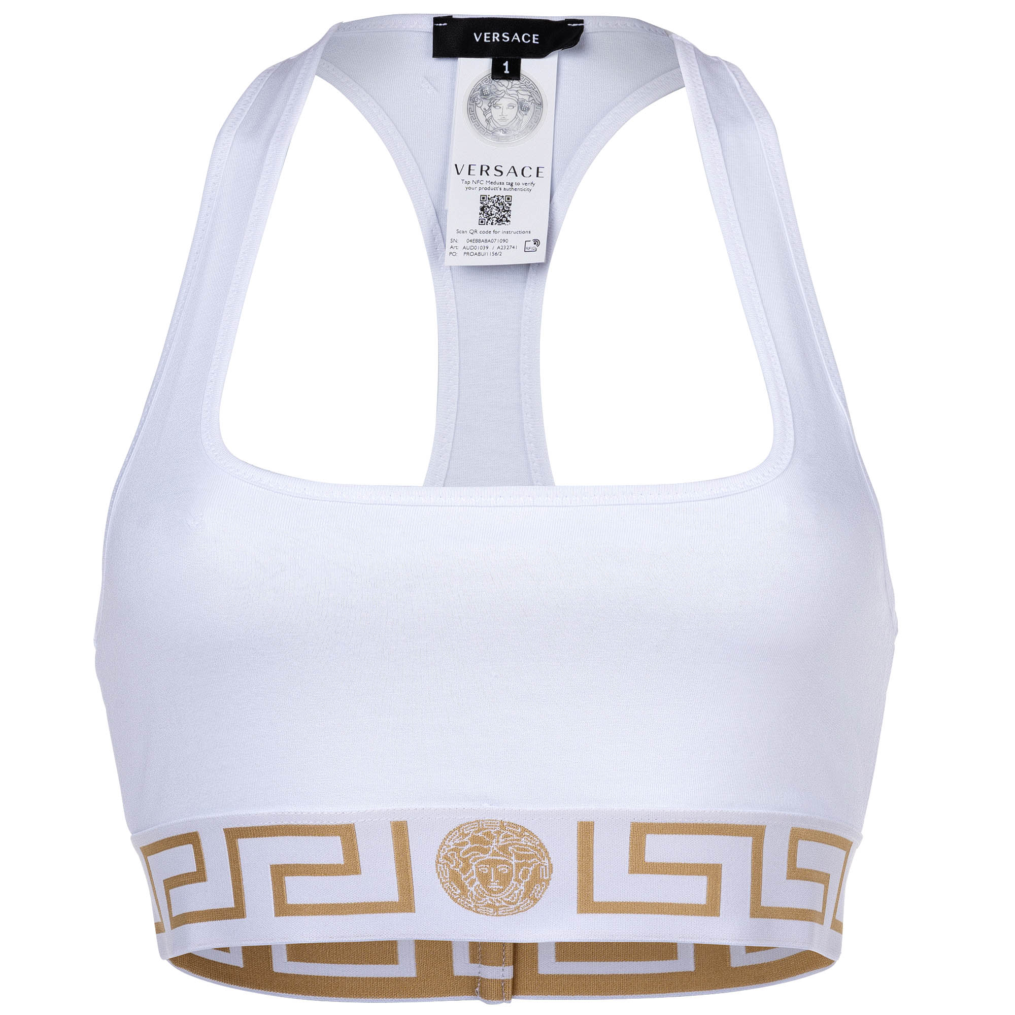 VERSACE Ladies Bustier - TOPEKA, Underwear, Bralette, Organic Cotton, Bi-Stretch