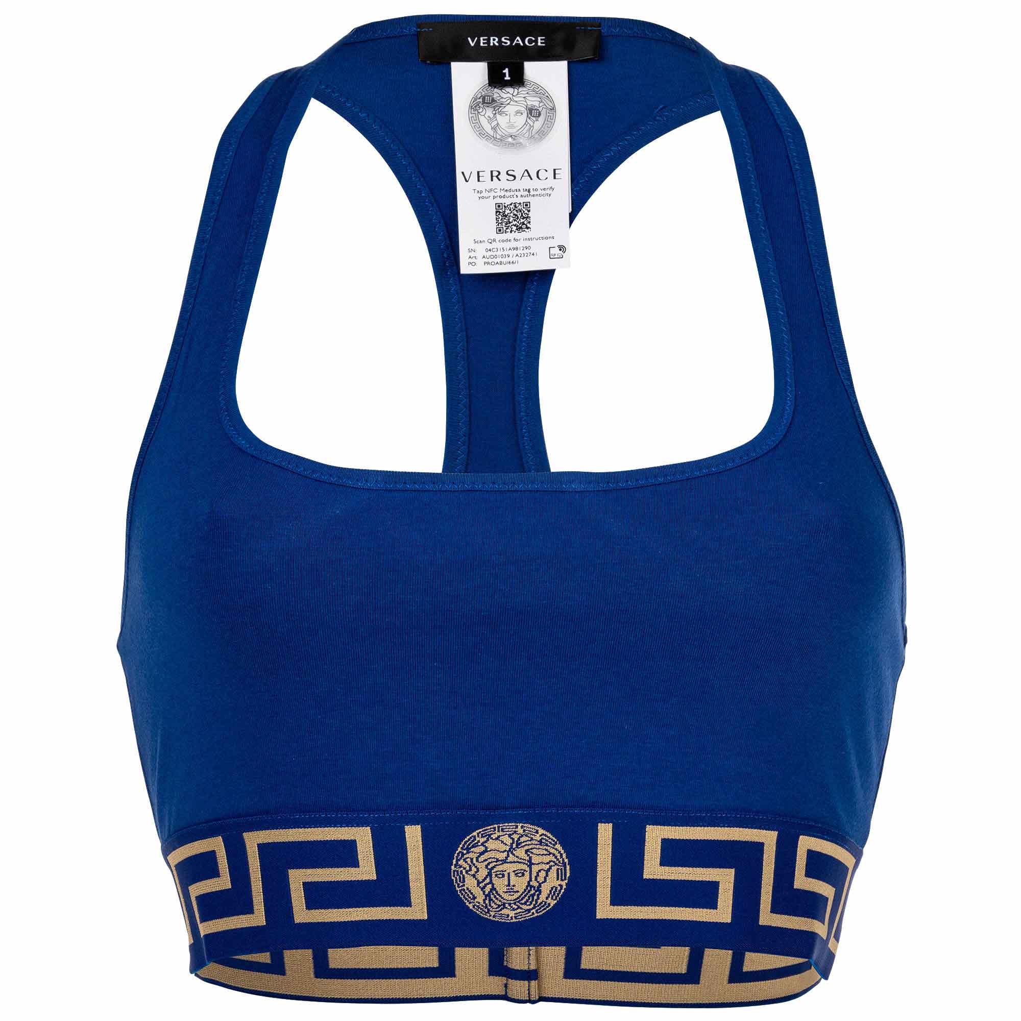 VERSACE Ladies Bustier - TOPEKA, Underwear, Bralette, Organic Cotton, Bi-Stretch