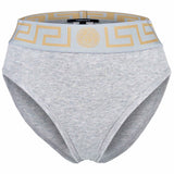 VERSACE Damen Slip - TOPEKA, High Leg, Unterwäsche, Organic Cotton, Bi-Stretch