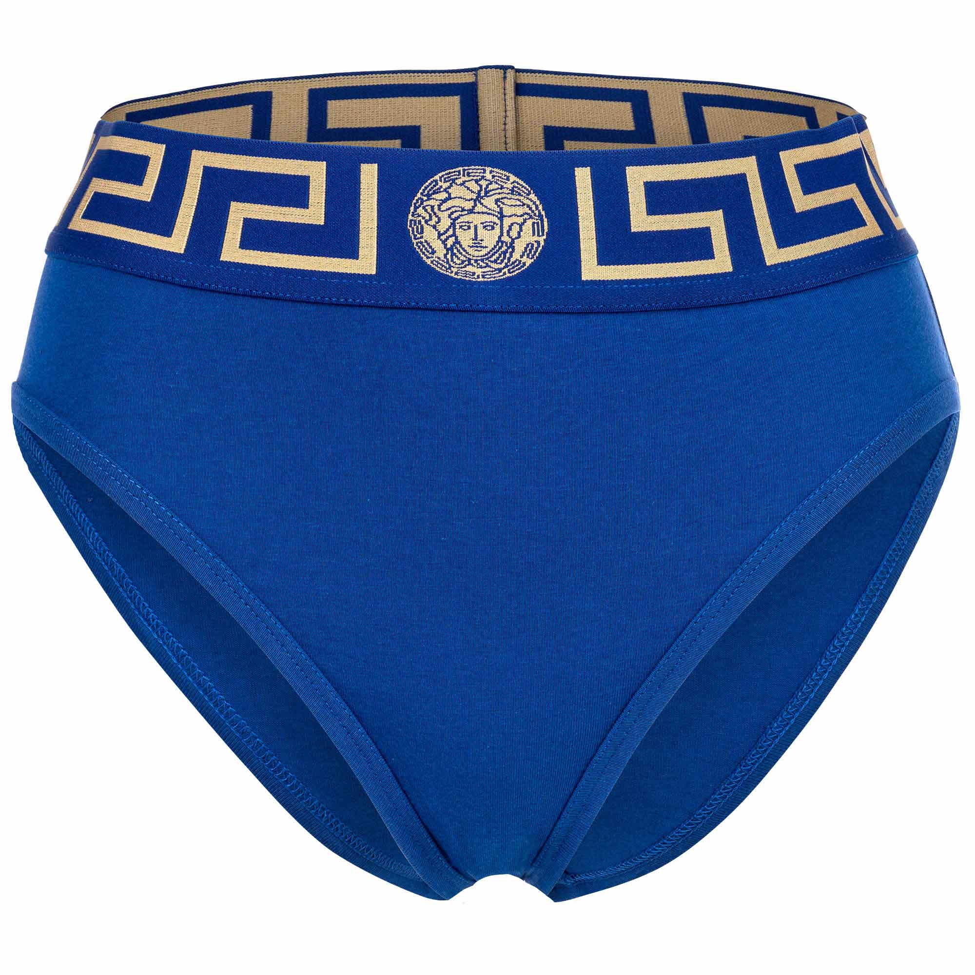 VERSACE Damen Slip - TOPEKA, High Leg, Unterwäsche, Organic Cotton, Bi-Stretch