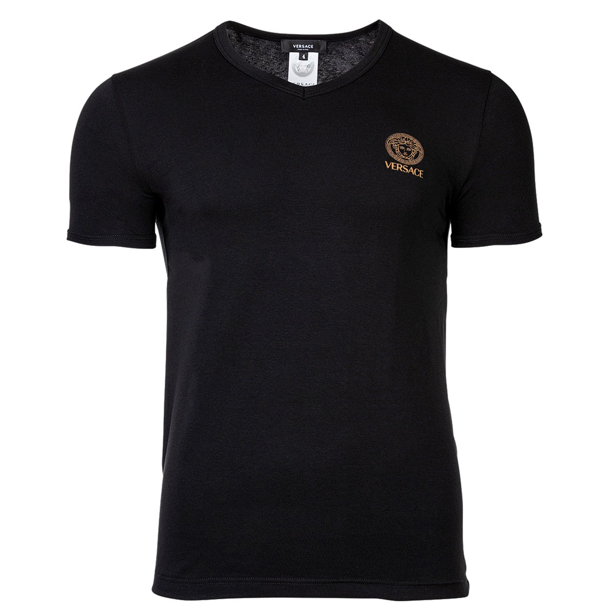 VERSACE Herren T-Shirt - TOPEKA, Unterhemd, V-Ausschnitt, Stretch Cotton