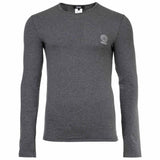 VERSACE Herren Shirt langarm - TOPEKA, Longsleeve, Rundhals, Stretch Cotton
