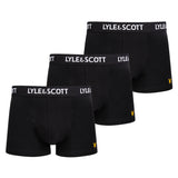 LYLE&SCOTT Men's Boxer Shorts, 3-Pack - Barclay Core Trunks, Stretch Cotton