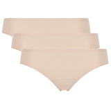 Chantelle Damen Slips, 3er Pack - SoftStretch, nahtlos, unsichtbar, Einheitsgröße 36-44