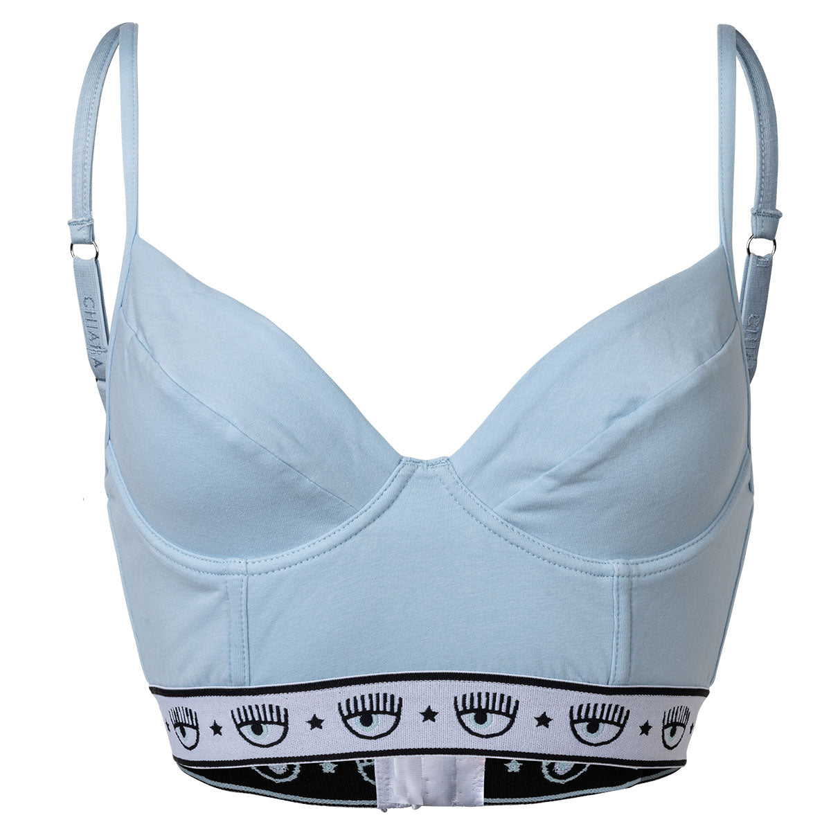 CHIARA FERRAGNI Damen BH, Bralette - mit Bügel, Logobund, Cotton Stretch