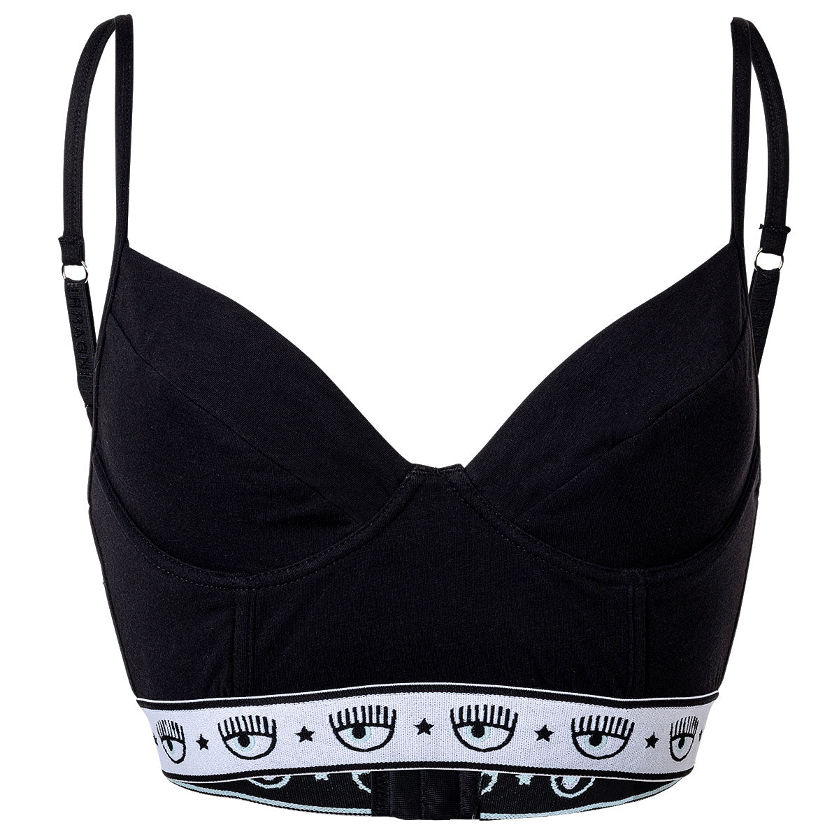 CHIARA FERRAGNI Damen BH, Bralette - mit Bügel, Logobund, Cotton Stretch