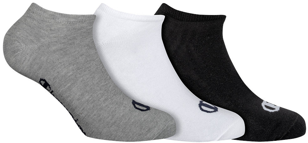 Champion Unisex Socken, 3 Paar - Sneakersocken, No Show Socks Legacy