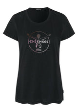 CHIEMSEE Damen T-Shirt - Taormina, Shirt, Baumwolle, Rundhals, Logo, kurz, einfarbig