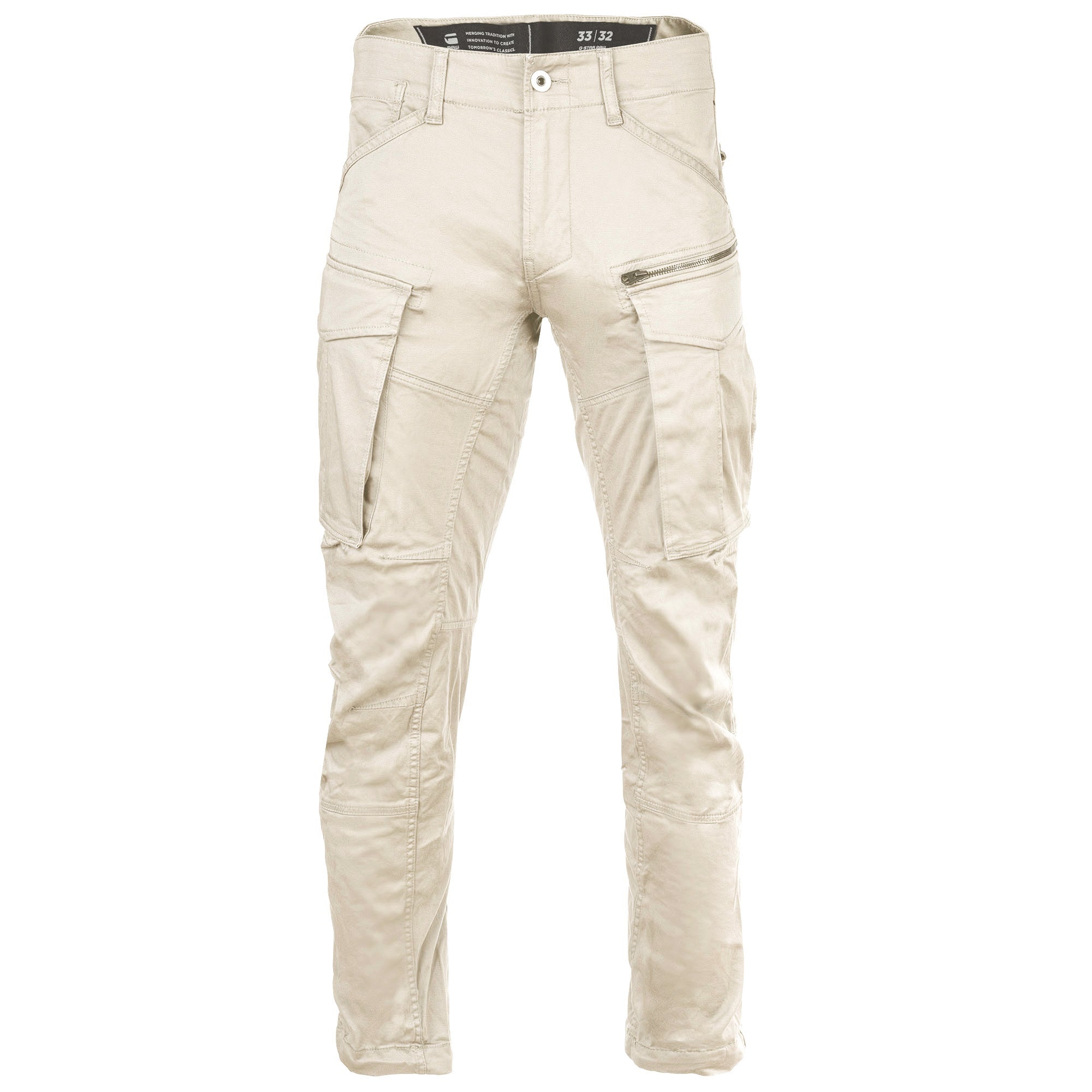 G-STAR Herren Jeans - Rovic Zip 3d Regular Tapered, Army Pant, Länge 32
