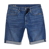 G-STAR Herren Jeansshorts - 3301 Slim Short , Elto Superstretch, Jeans, kurz