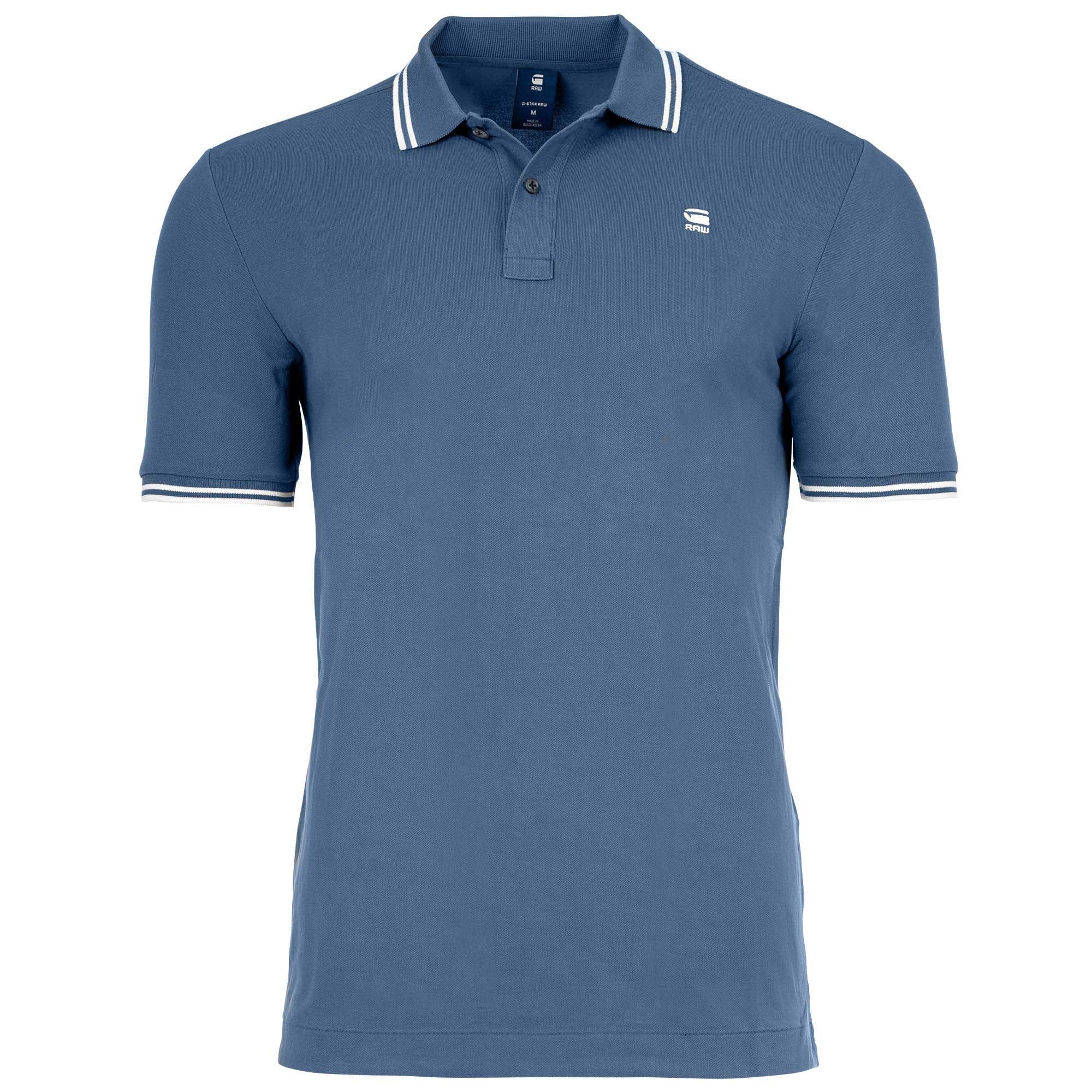 G-STAR Herren Poloshirt - Dunda Slim Stripe Polo, Knopfleiste, Bio-Baumwolle