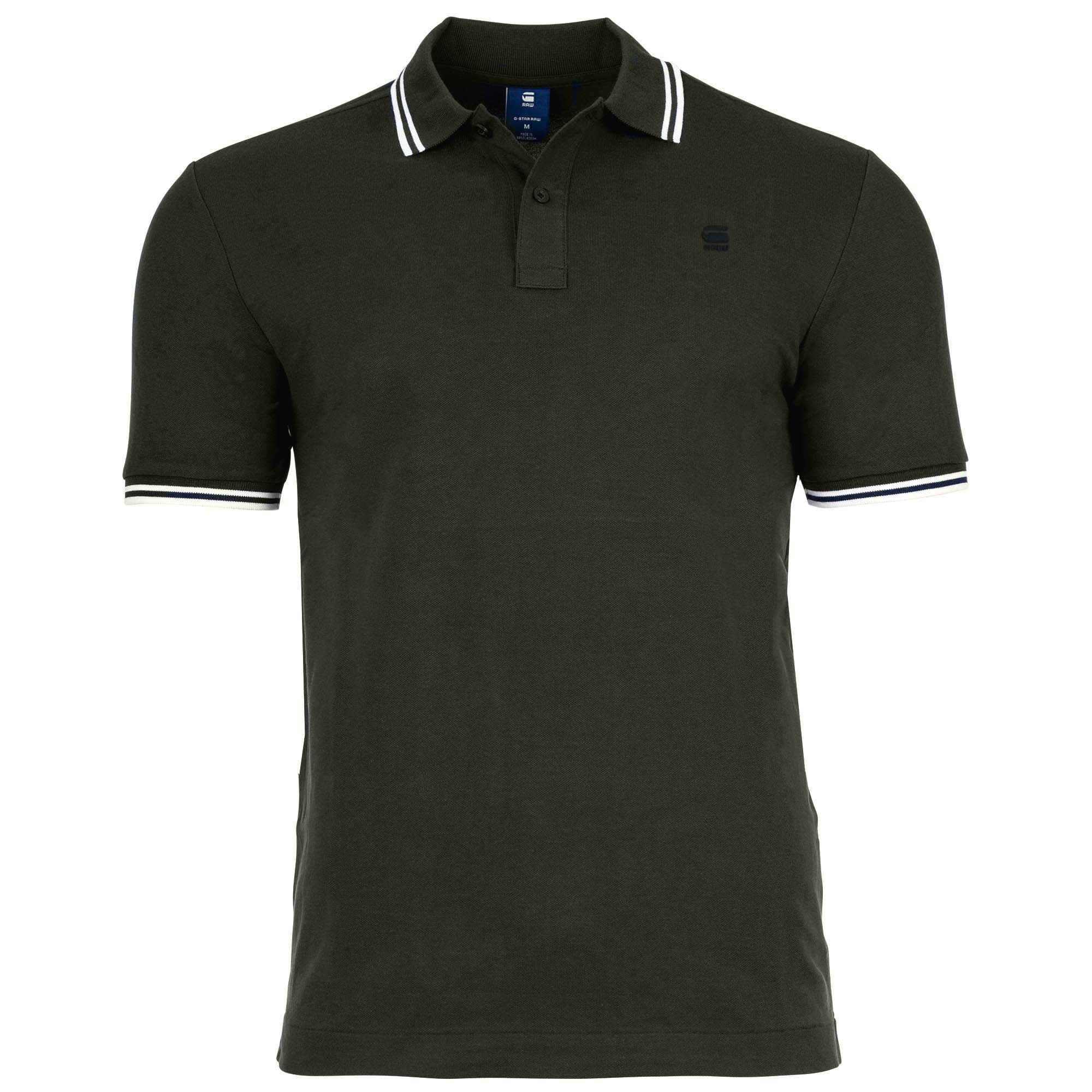 G-STAR Herren Poloshirt - Dunda Slim Stripe Polo, Knopfleiste, Bio-Baumwolle