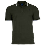 G-STAR Herren Poloshirt - Dunda Slim Stripe Polo, Knopfleiste, Bio-Baumwolle
