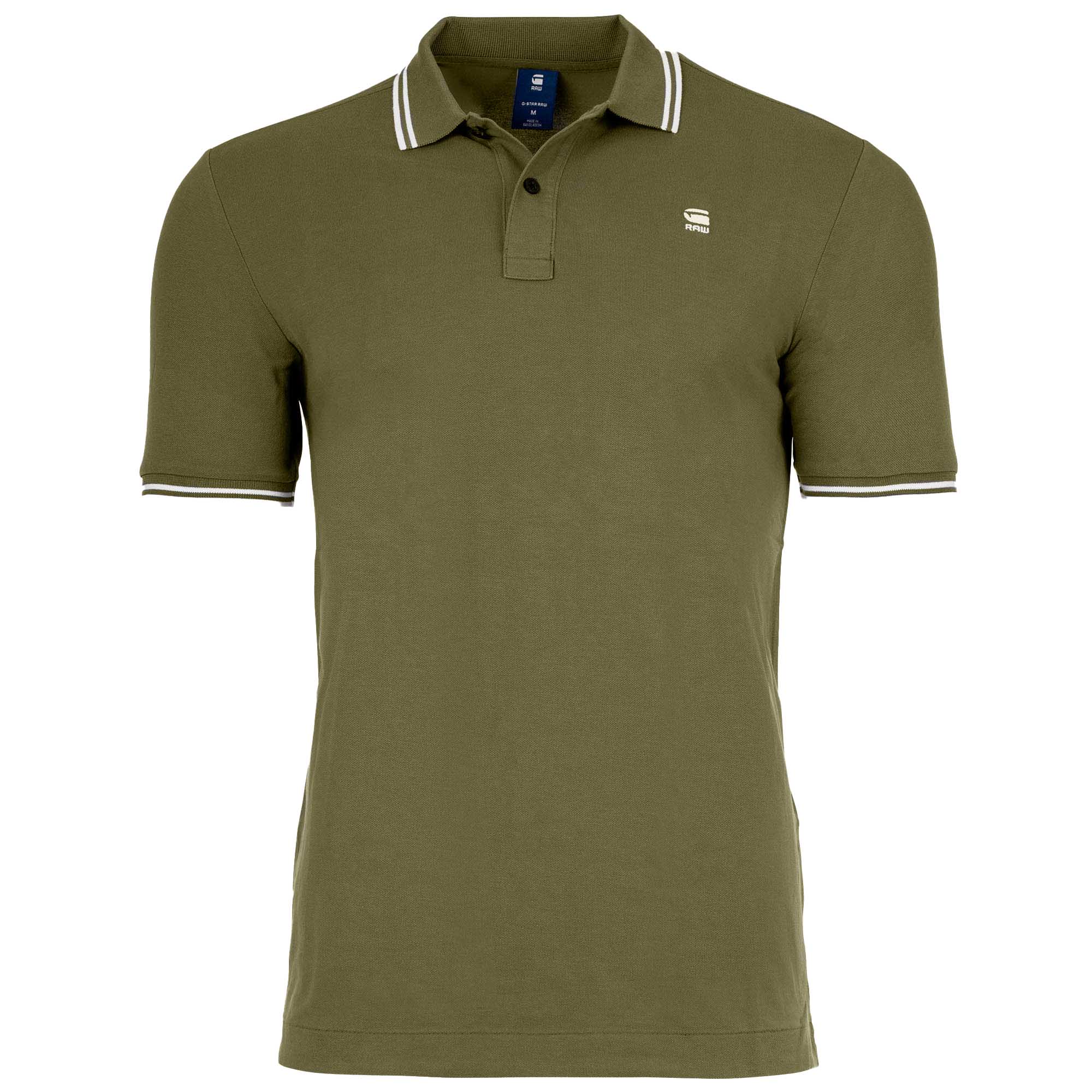 G-STAR Herren Poloshirt - Dunda Slim Stripe Polo, Knopfleiste, Bio-Baumwolle