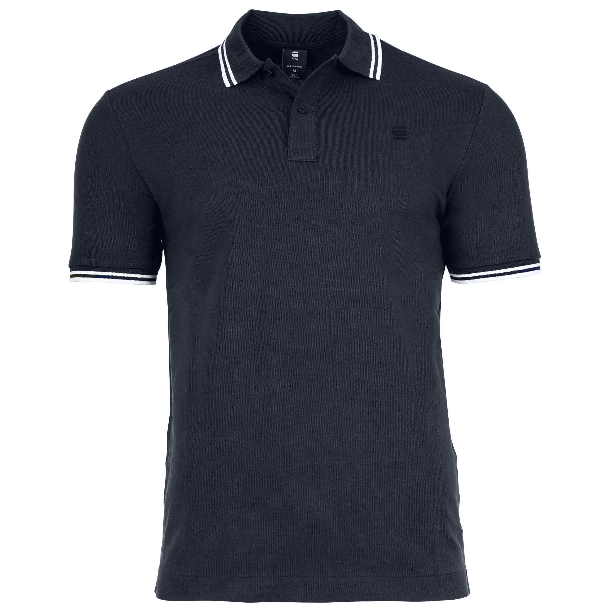 G-STAR Herren Poloshirt - Dunda Slim Stripe Polo, Knopfleiste, Bio-Baumwolle