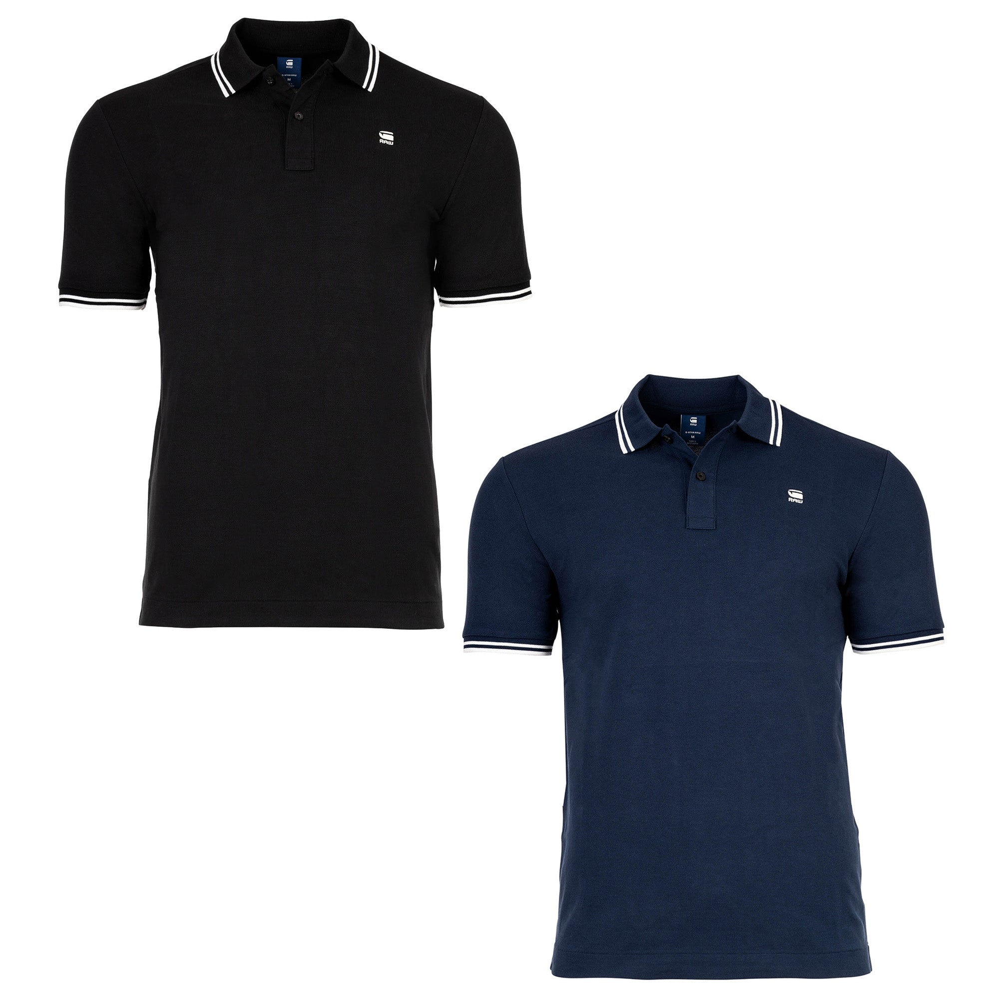 G-STAR Herren Poloshirt - Dunda Slim Stripe Polo, Knopfleiste, Bio-Baumwolle