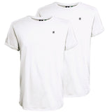 G-STAR Herren T-Shirt, 2er Pack - Lash 2 Pack, Rundhals, Bio-Baumwolle