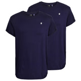 G-STAR Herren T-Shirt, 2er Pack - Lash 2 Pack, Rundhals, Bio-Baumwolle