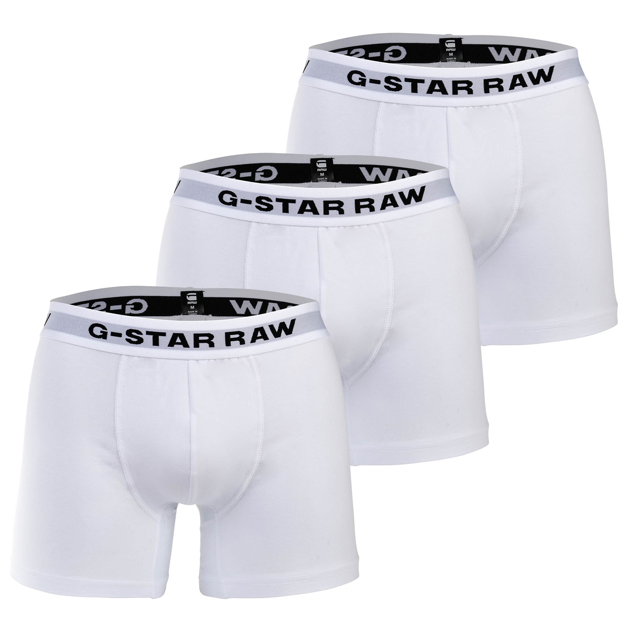 G-STAR Herren Boxershorts, 3er Pack - Boxer Briefs, Cotton Stretch