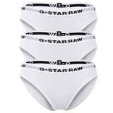 G-STAR Damen Slips, 3er Pack - Briefs, Cotton Stretch, einfarbig