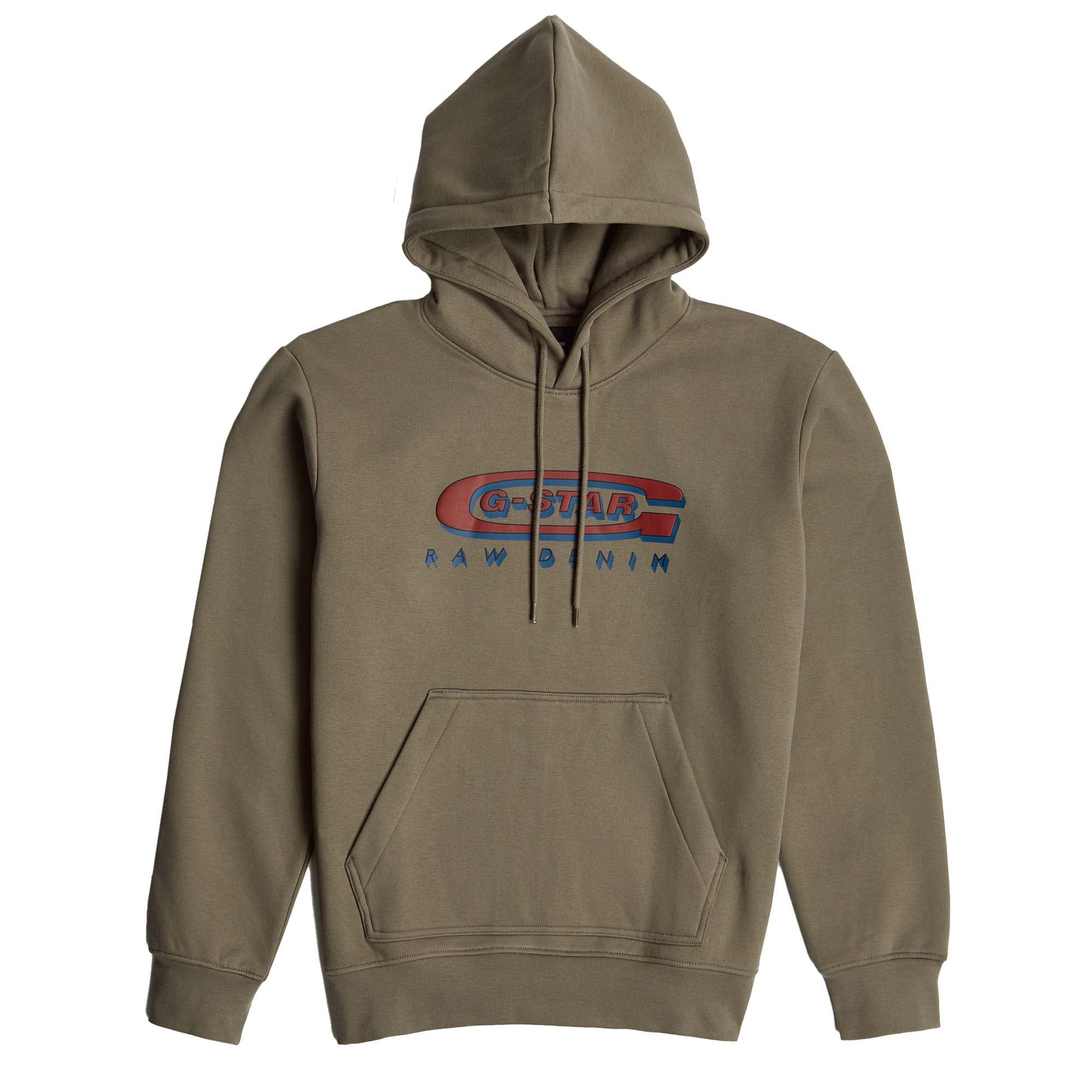 G-STAR Herren Hoodie - Old Skool Logo, Pullover, Kapuze, Bio-Baumwolle